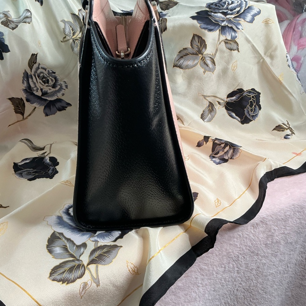 Kate Spade Pink and Black Satchel from the Cedar Street Collection - Picture 9 of 9